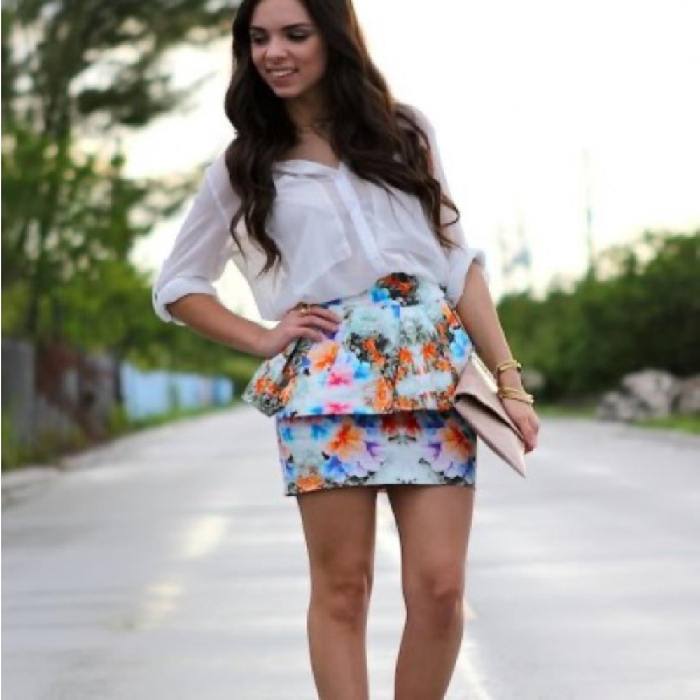 Zara Peplum Mini